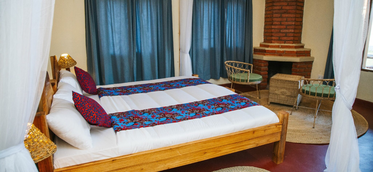 Comfortable villa bedroom at Karatu Villas Lodge