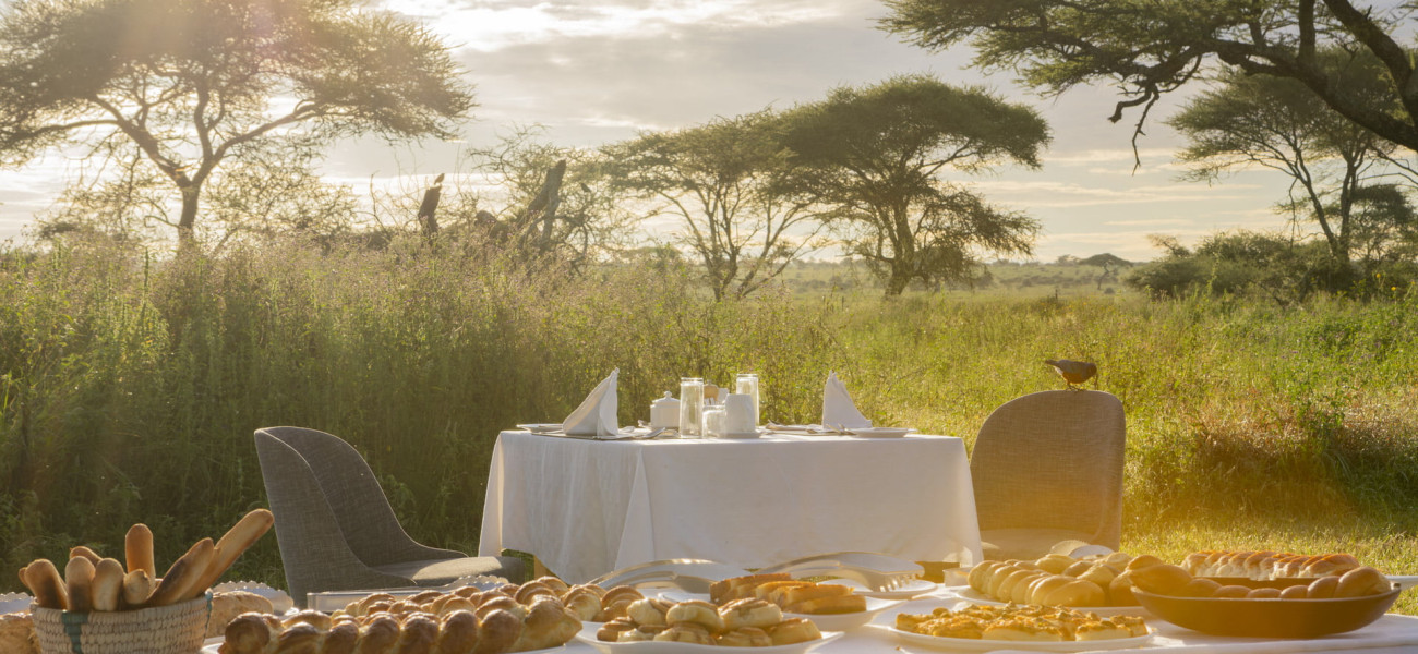 Serengeti Sametu Camp room surrounded by wilderness