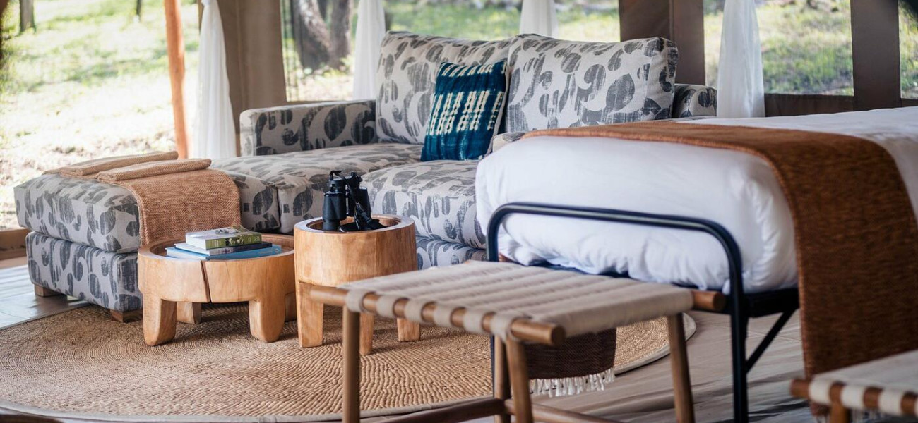 Luxury tented accommodation