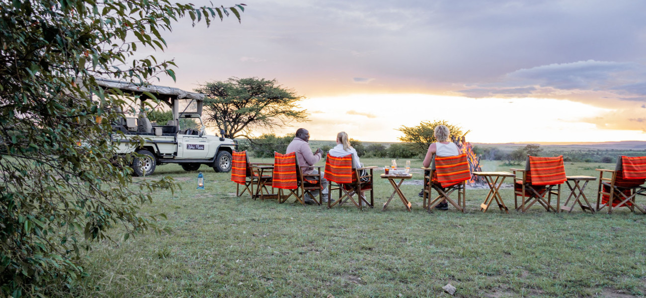 Dining experience at Zebra River Camp Maasai Mara Kenya