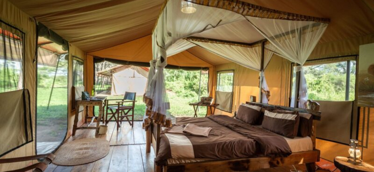 Experience authentic safari life at Serengeti Tortilis Camp